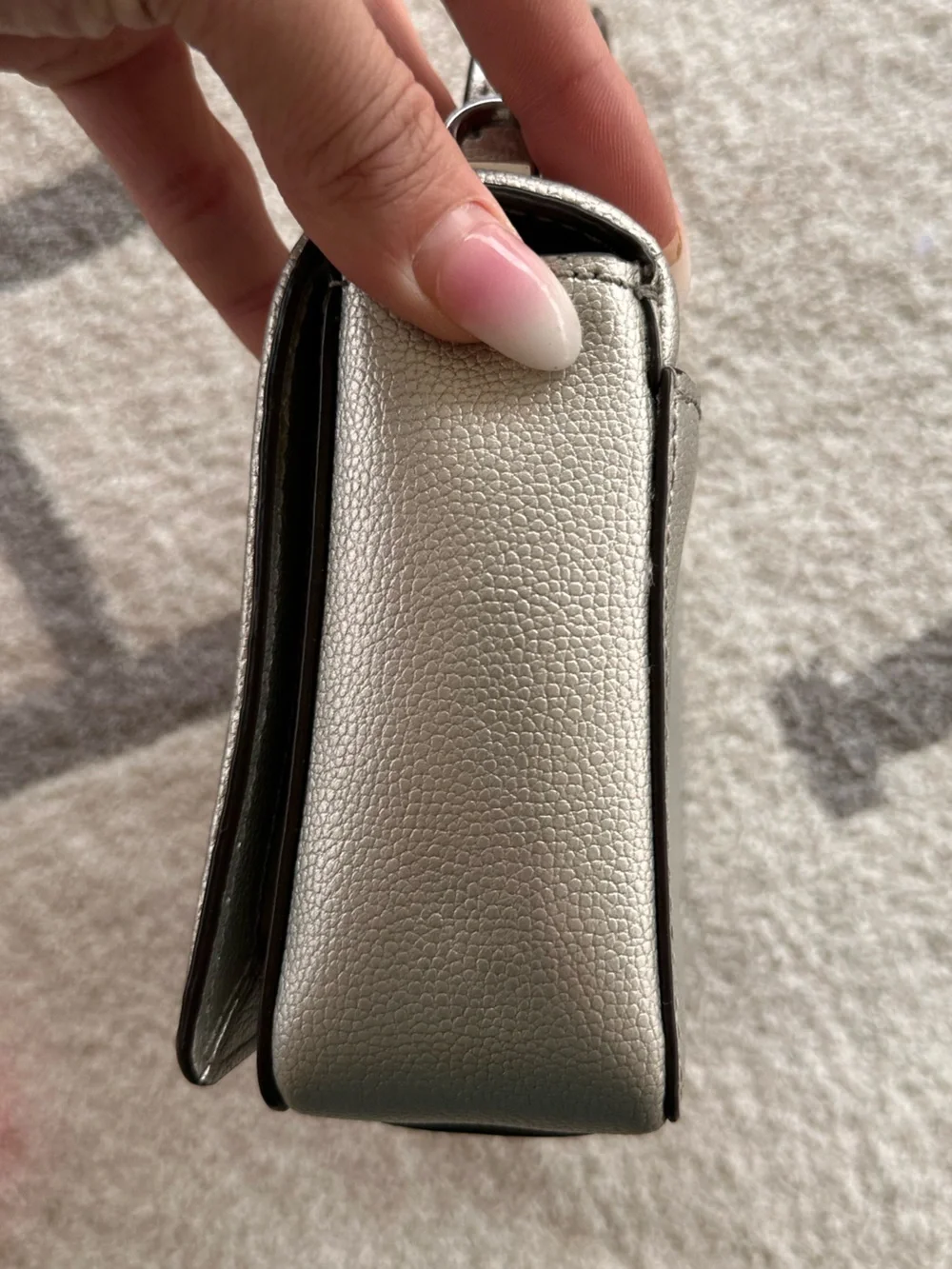 kate spade Silver Mini Top-Handle Crossbody